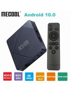 Boîtier Android TV 9.0 Quad Core Bluetooth pas cher