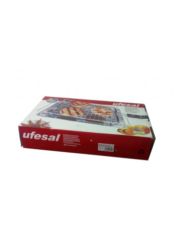 Barbecue électrique ufesal inox 2250W + 6...