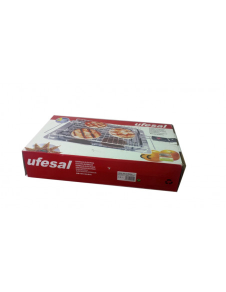 Barbecue électrique ufesal inox 2250W + 6 brochette offerte
