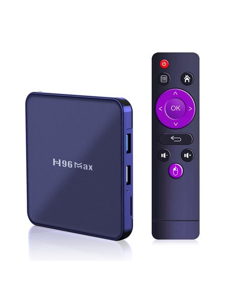 H96 Max V12 TV Box RK3318 Quad-core 4GB+64GB Android 12 Dual-band WiFi Bluetooth 4.0