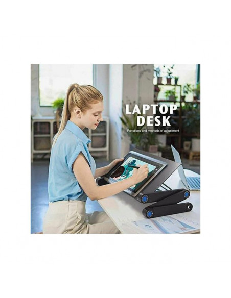 Table de PC Portables ajustable avec grand ventilateur