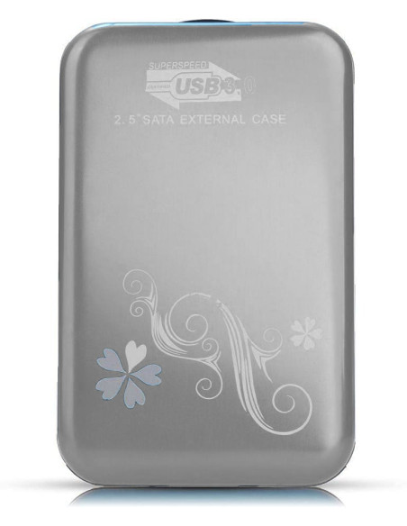 Boîtier de Disque Dur Externe SATA 2.5" USB 3.0 - Noir