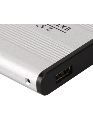 Boîtier de disque dur externe USB 2.5 vers SATA...