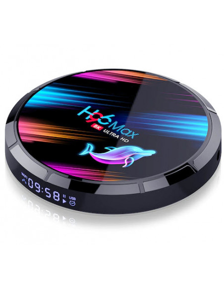 H96 MAX X3 8K Android 10 Smart TV BOX Amlogic S905X3 4GB RAM 128GB avec IPTV