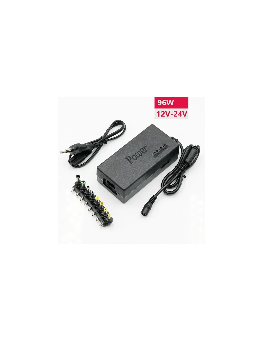 Chargeur et câble d'alimentation PC CABLING ® chargeur universel pour pc  portables (asus, hp,etc…)96w 15 embouts