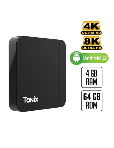 Tanix tx12 4Gb Ram 64Gb mémoire android 12