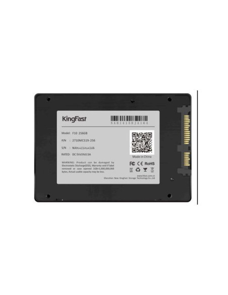 Disque dur ssd kingfast 256GB F10 2,5 POUCES SATAIII