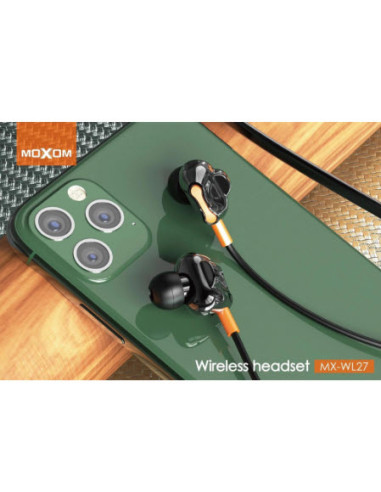 Ecouteurs Bluetooth magnétique moxom MX-WL27