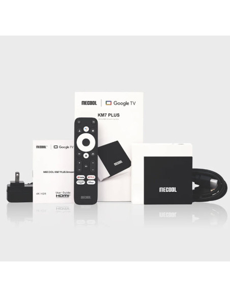 Mecool km7 plus 2Gb Ram 16Gb Mémoire Android 11 avec abonnement iptv 12 mois