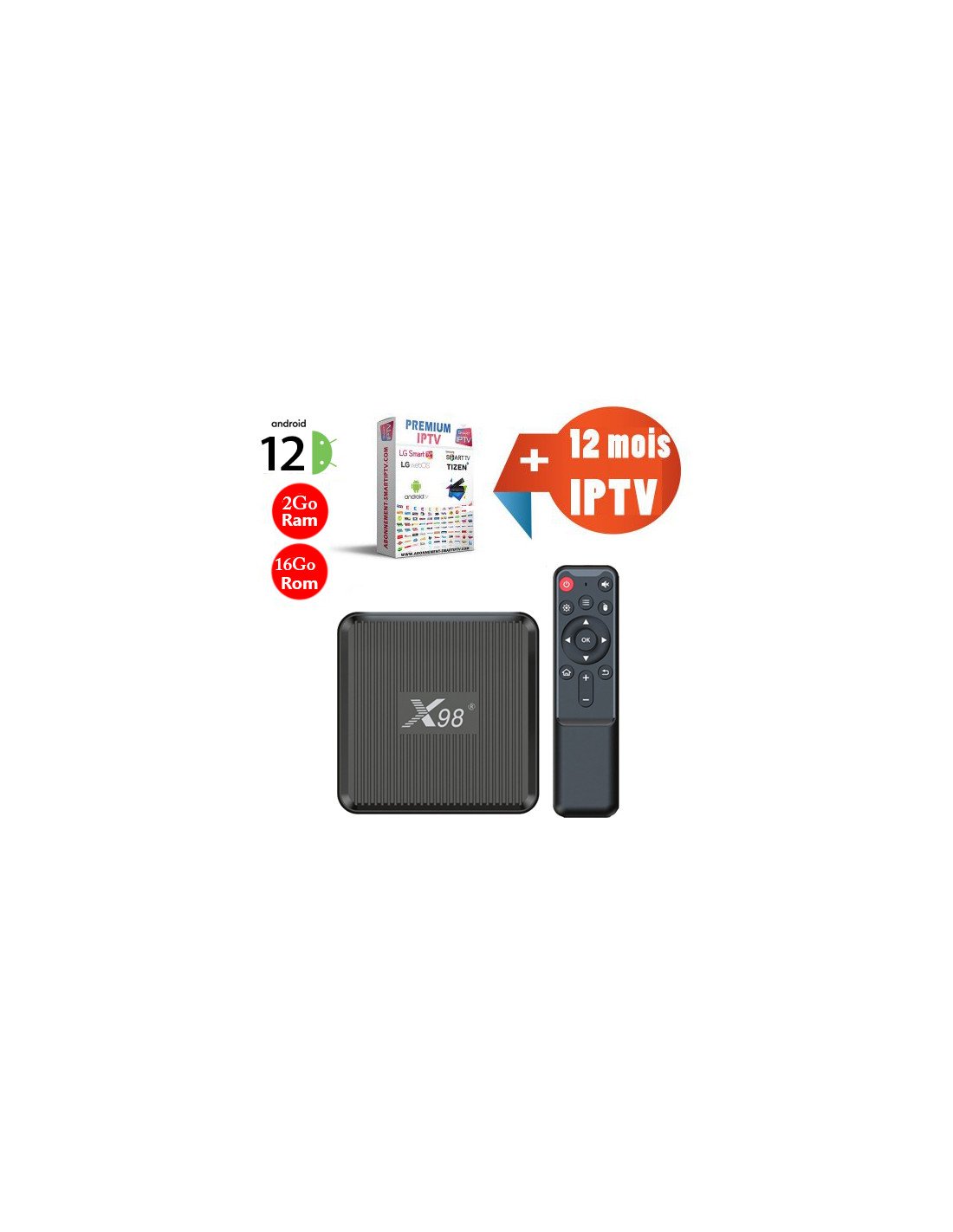 X98Q S905W2 2Go/16Go Android 12 - Android TV box