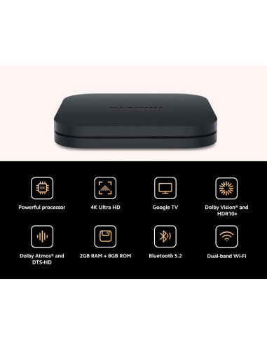 XIAOMI MI TV Box S (2nd Gen) 4K 60FPS Quad-Core...