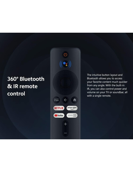 XIAOMI MI TV Box S (2nd Gen) 4K 60FPS Quad-Core 2/8GB Google TV, BT5.2 Dolby HDR10+