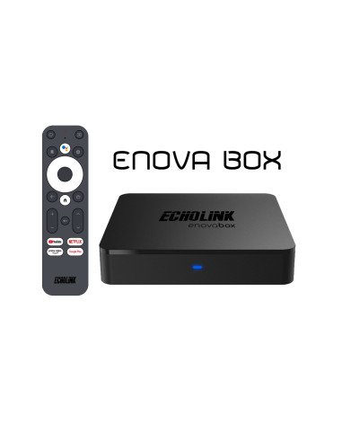 Echolink ENOVA BOX 4K UHD 2GB Ram, 16GB Stockage NETFLIX 4K Dual WiFi 2.4G/5G Dima Live 12mois