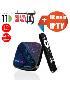 Hako Pro TV Box Android 11, certification Google, 4Gb Ram...
