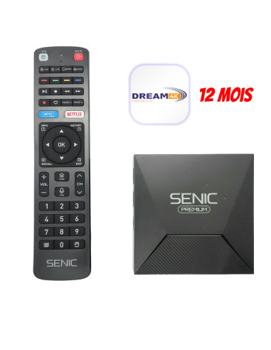 tv box Senic SC-400 anrdoitv 14 officiel 2Gb 16Gb avec abonnement 12 Mois