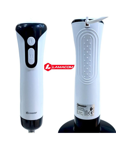 Lamacom Mixeur plongeant 3 en 1 2 Vitesses,...