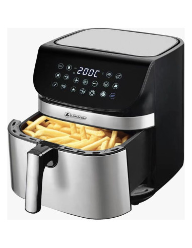 Lamacom Friteuse digital sans huile XXL 9L - 1800W - tactile - 12 programmes