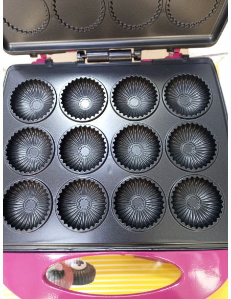 appareil machine mini cake 12 gâteaux 1400w