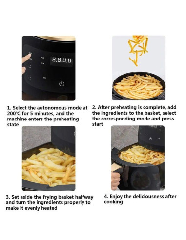 Silver Crest Air Fryer Friteuse à air sans...