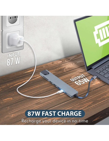 YOO FACE 8 in 1 USB C Hub