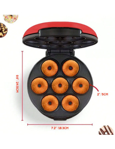 Mini machine à beignets pour faire 7 donuts...