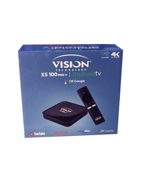 Vision xs 100 mini plus tvbox avec iptv 12 mois