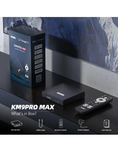 Mecool KM9 Pro Max 2Gb Ram 32Gb mémoire Google...