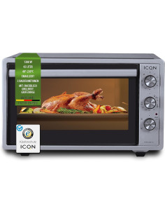 ICQN Four Electrique 42L, Chaleur tournante, 40°- 230°C,...