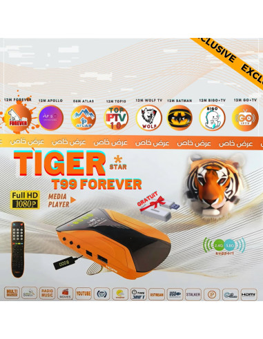 TIGER Star T99 Forever Recepteur satellite