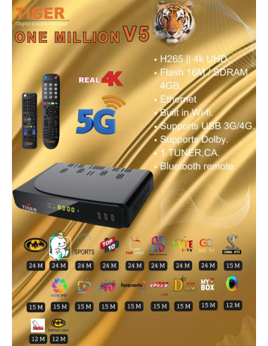 Tiger one million 4k v5