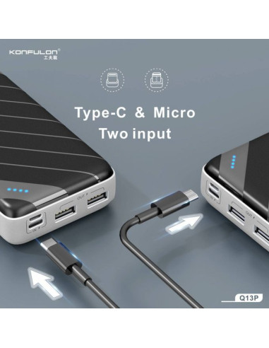 Konfulon Q13P Power Bank 20000mAh