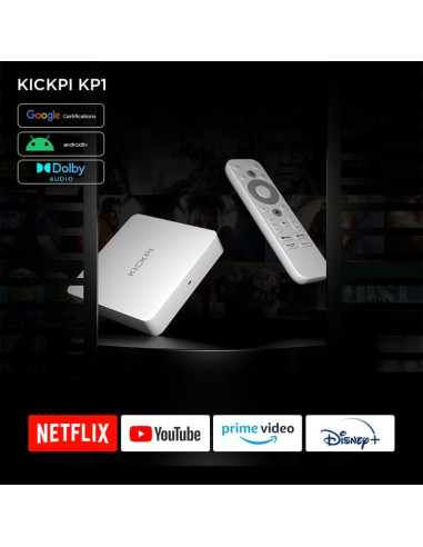 KICKPI KP1 Android TV Box Androidtv 11, 2GB/32GB