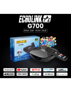 tv box Echolink G700 android 15 2Gb ram 16Gb rom avec...