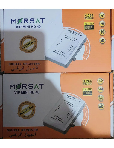 Morsat vip mini HD 40 Wifi intégré avec iptv...
