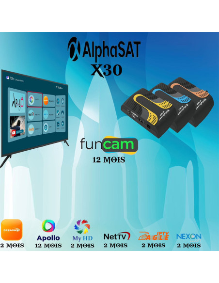 Alphasat x30 recepteur satellite