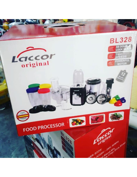 Laccor Mixeur blender multifonction 21 pièces 800 watt