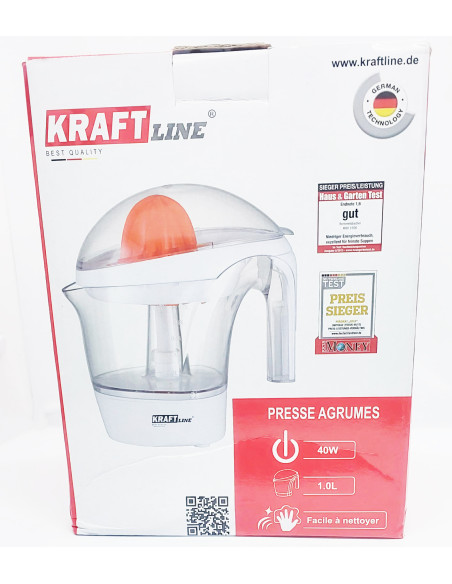 Kraft Line Presse agrume électrique 1 Litre 40watt