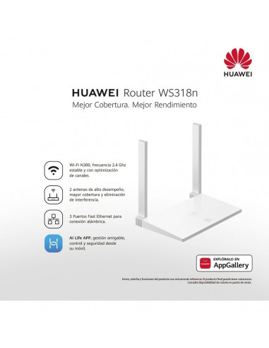 Huawei Point d'acces WiFi 300Mbps 5dBi - sans fil