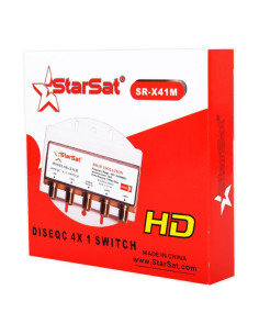 switch StarSat SR-X41M 4×1 DiSEqC 2.0 avec capot de... 2