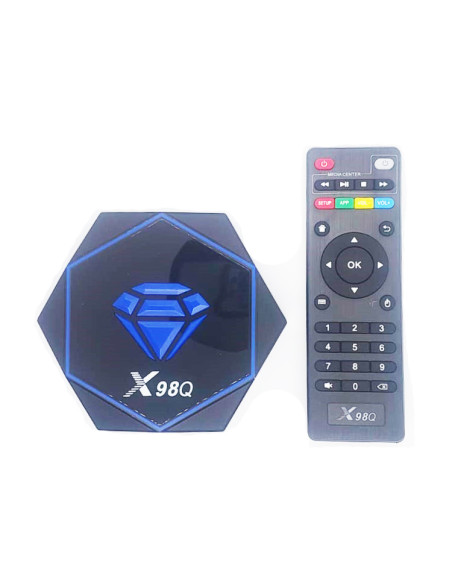 x98Q Tv box 2Gb /16Gb android 15 avec abonnement iptv 12 mois