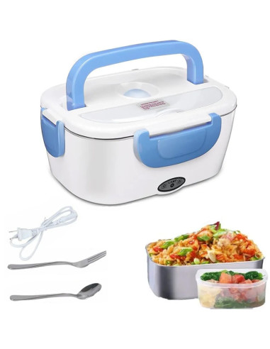 Boîte Chauffante Lunch Box Électrique à Lunch en inox - bleu