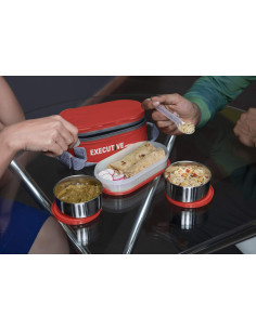 boîte à déjeuner isotherme Milton Executive - Rouge 2