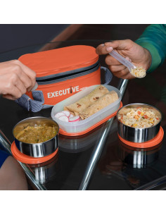 boîte à déjeuner isotherme Milton Executive - Orange 2