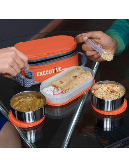 boîte à déjeuner isotherme Milton Executive - Orange