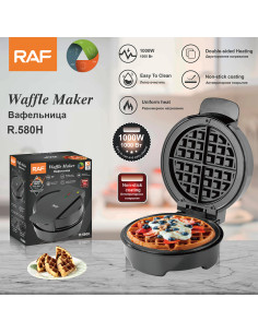 Machine à gaufres Rond antiadhésifs faciles à nettoyer 1000w