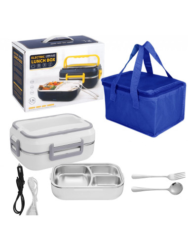 Lunch box Electrique , boite a manger chauffante pour travail ou école - noir