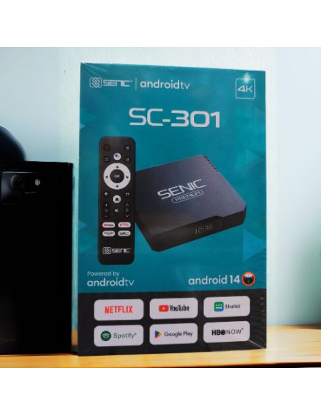 SENIC SC-301 Tv box Android 14 avec abonnement 12 mois