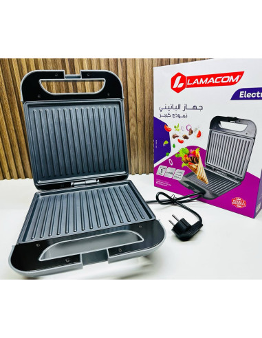Lamacom Panini grill, appareil à sandwichs grand model