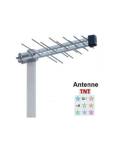 Antenne Tv Extérieur 40cm pour Chaines TNT Marocaines , Antenne HD SD