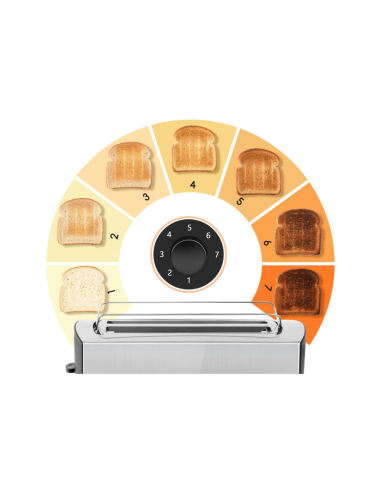 toaster Grille-pain longue fente 1600 W